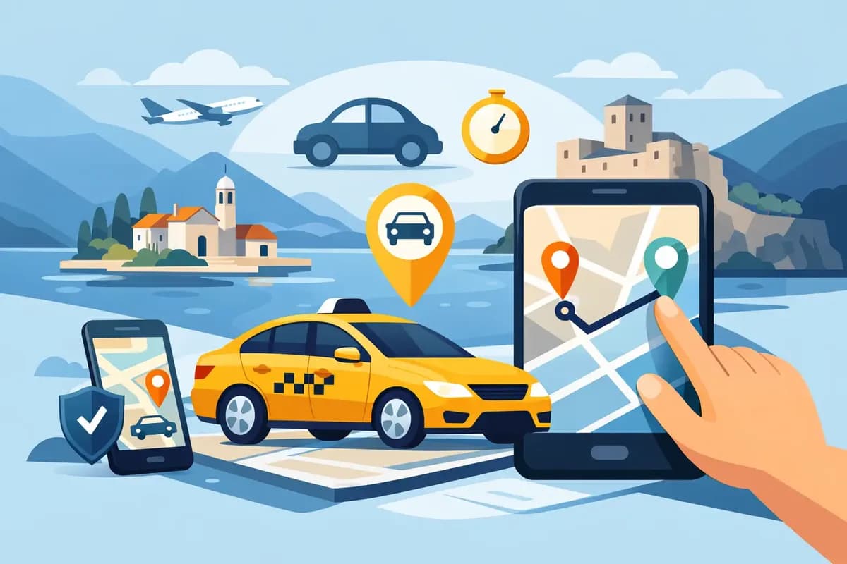 Die besten Taxi-Apps in Montenegro: welche und wann