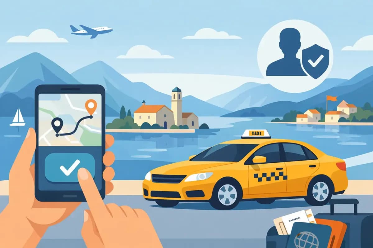 Taxi in Montenegro sicher und einfach buchen