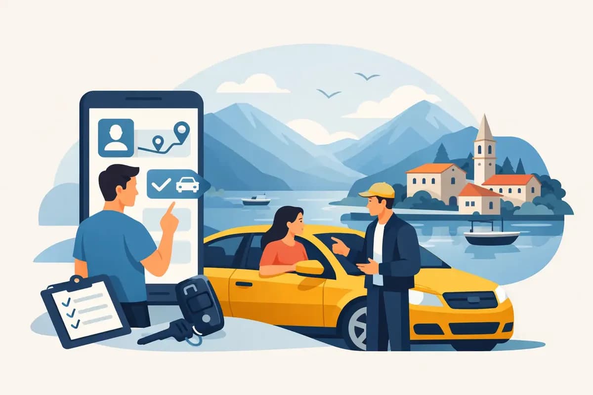 So trittst du einer Taxifahrer-App in Montenegro bei