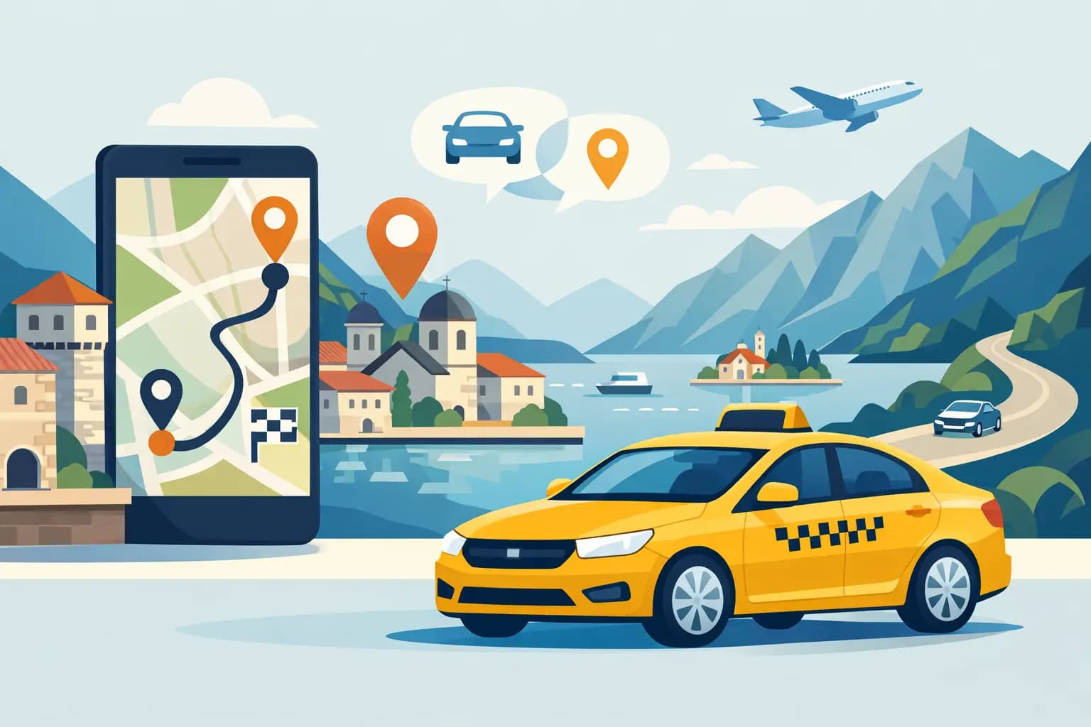 Kotor Taxi Booking: Using a Taxi App to Get Around