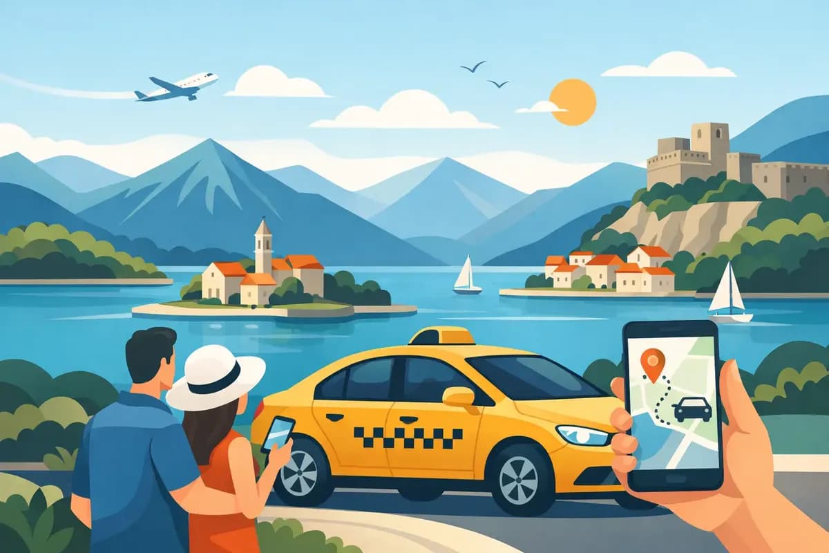 Taxi in Montenegro entspannt buchen