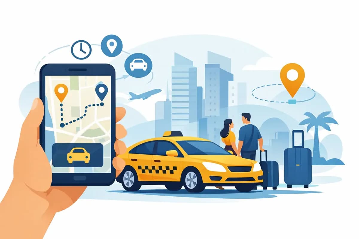 Wie eine Taxi-Buchungs-App das Reisen vereinfacht