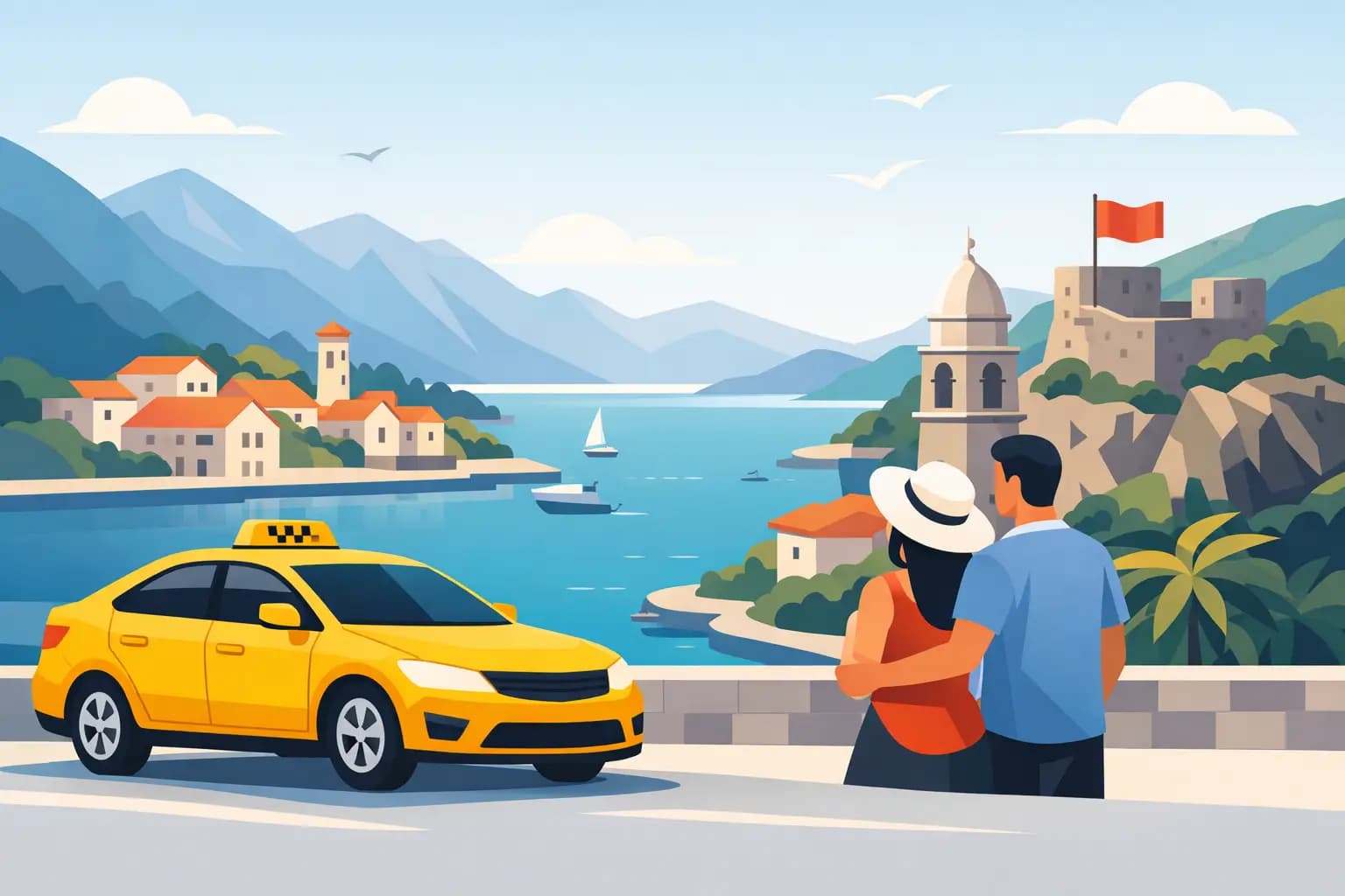 Taxi in Montenegro: entspannter unterwegs vor Ort