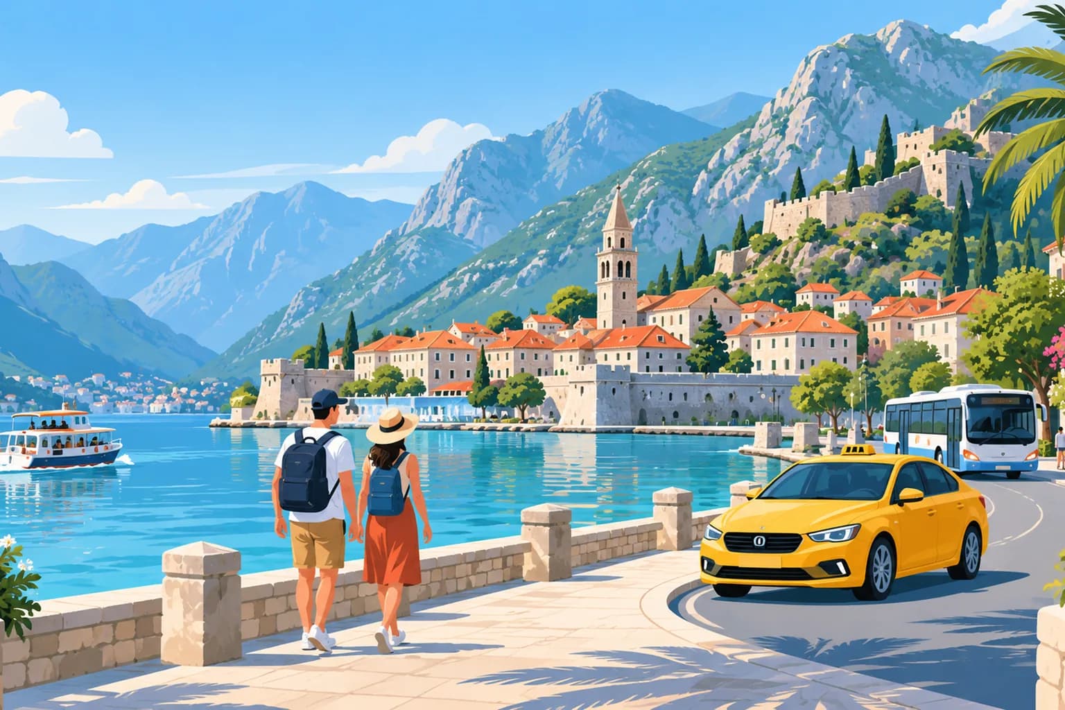 Arabasız Kotor'da nasıl gezilir? Ziyaretçiler için öneriler