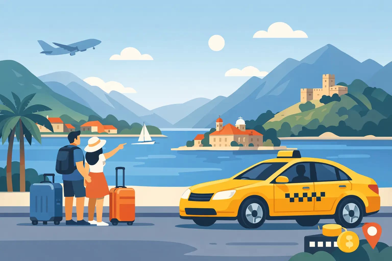 Tarifs des taxis au Monténégro pour les vacanciers